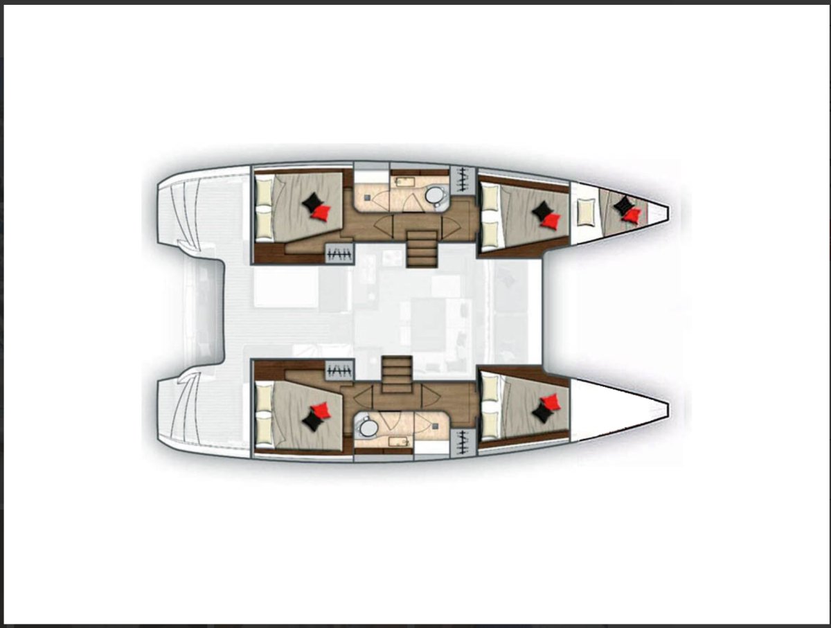 Catamarán - Lagoon - 4 cabinas