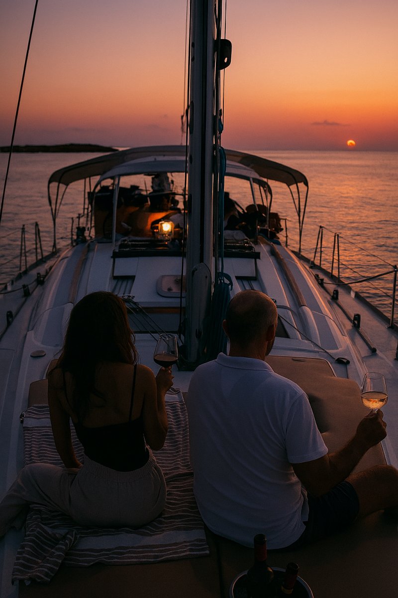 One-day sailing navigation in Santa Pola Bay