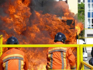 Curso de actualización avanzado en lucha contra incendios en Portosín (A Coruña)