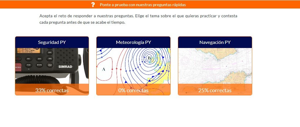Naviga sui mari con il nostro corso di teoria PNB online.