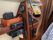 Prácticas de Radio PNB in Corrales, Huelva.