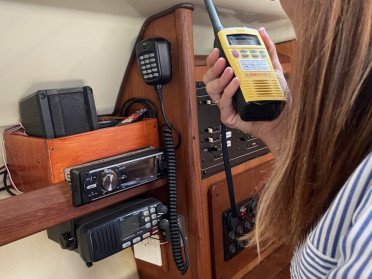 Prácticas de Radio PNB en Corrales (Huelva)