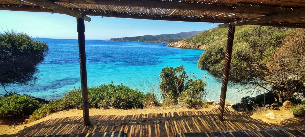 Sailboats in Sardinian Sea