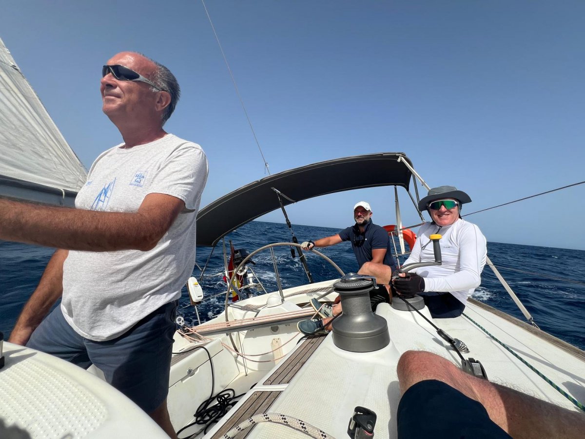 Regata XI Trofeo MKIII - Rafael Morán en el mar