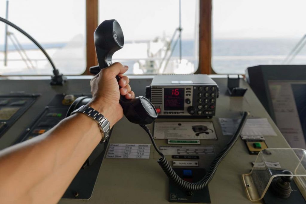 Experiencia de radio en el mar
