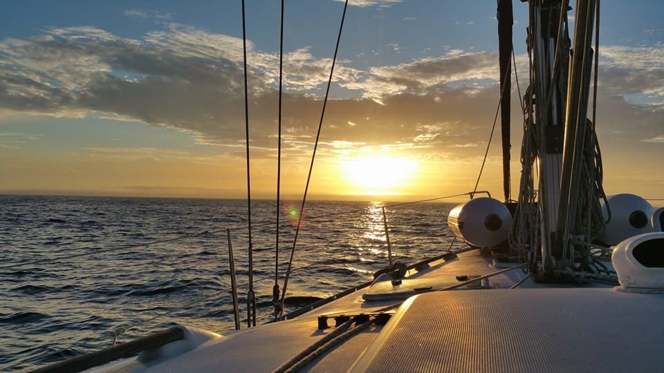 Prácticas de habilitación a vela en las Rias Baixas