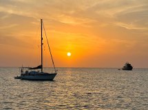 Navegando en Ibiza en Año Nuevo