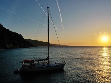 Sailing day from Ibiza to Formentera