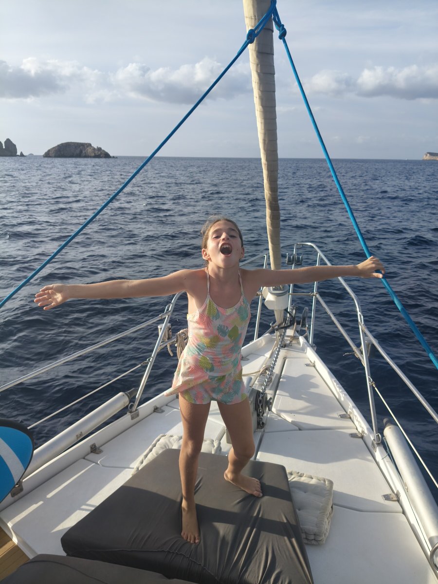 Leben an Bord eines Segelbootes
