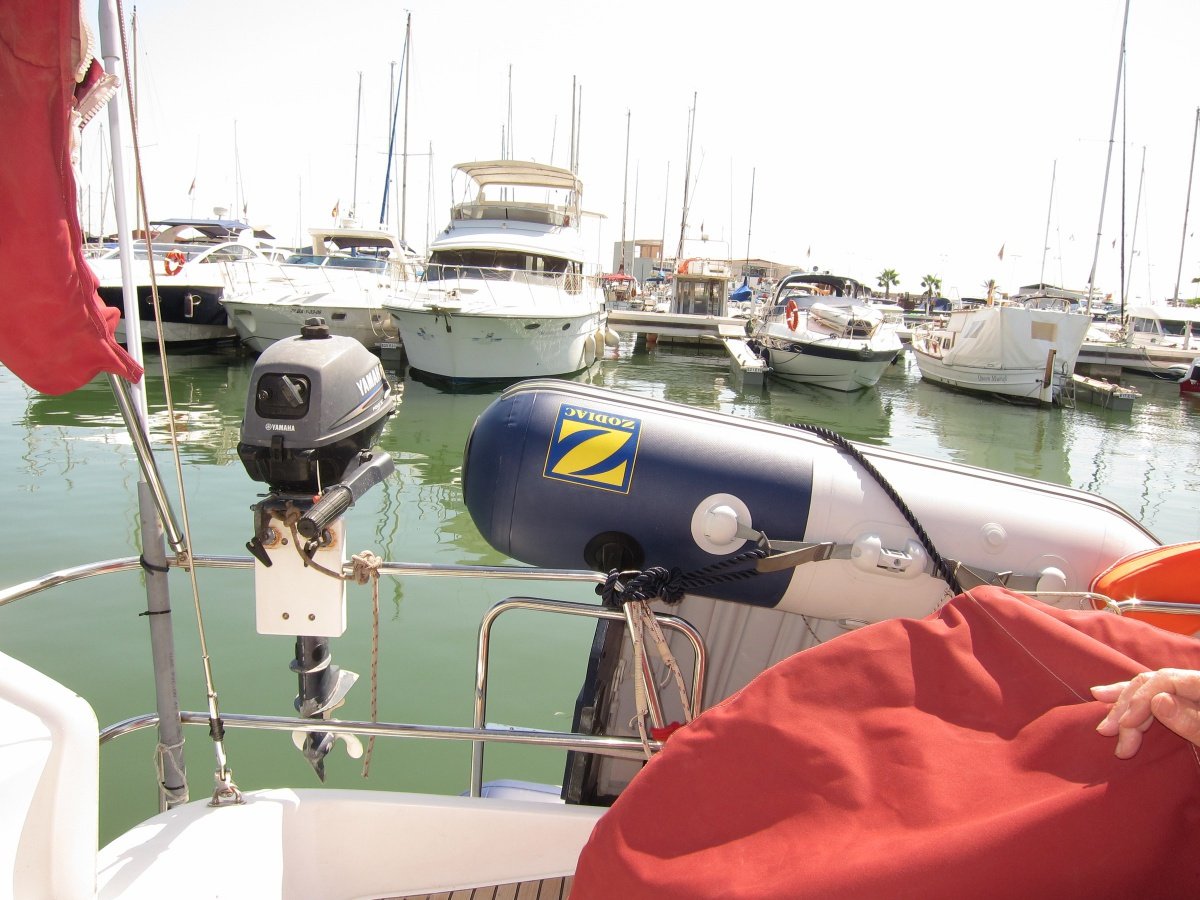 Travel by boat on Isla Grosa