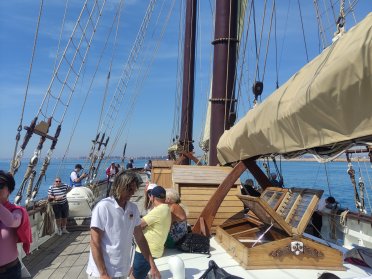 Travesía en goleta clásica de Plymouth a Bruselas