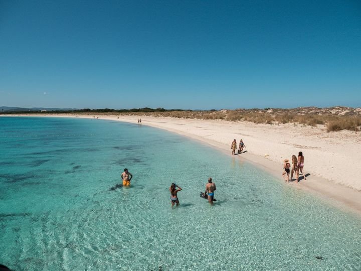 Viaje en barco a Espalmador/Sa Torreta desde Formentera