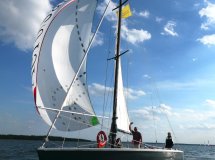Navigationskurs im Atlantik zu den Kanarischen Inseln