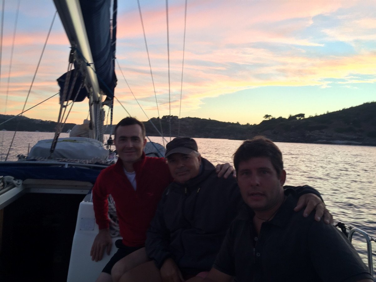 Ein Blick auf die toskanischen Inseln aus der Vogelperspektive