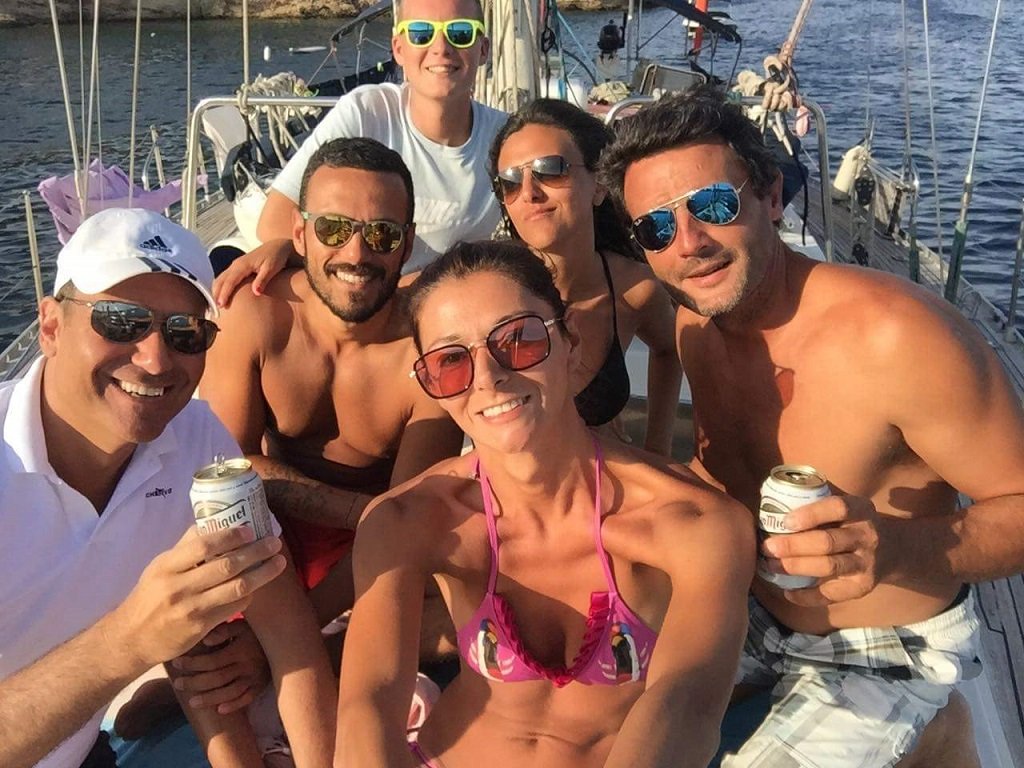 The sea voyage ends in Maddalena