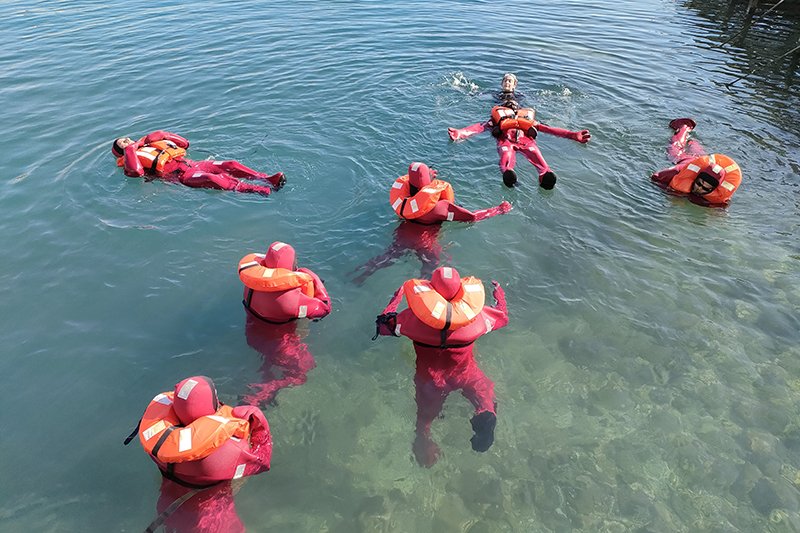 Maritime safety training course in Málaga
