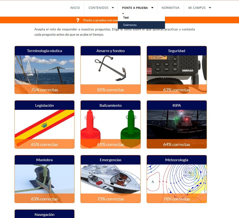 Aprende navegación en barco con PER Online