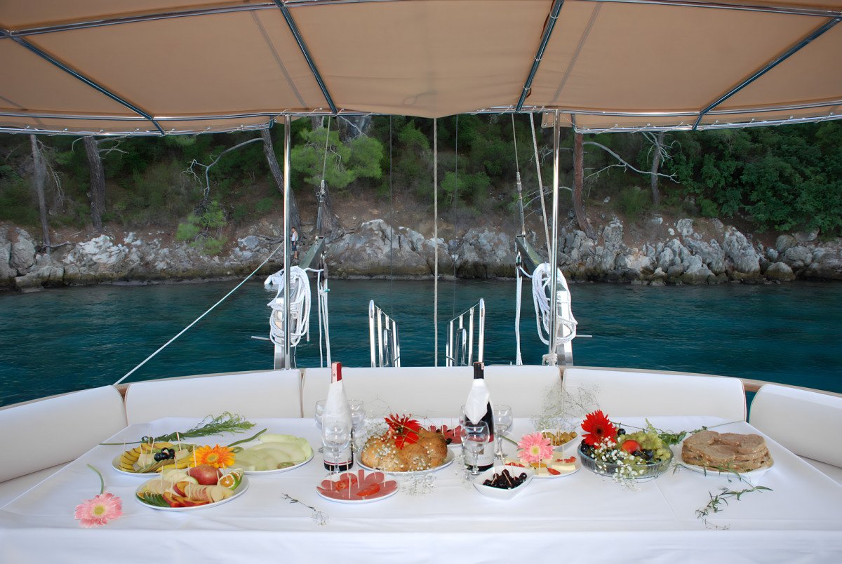 Week Sailing on a Turkish gulet. Fethiye-Marmaris-Fethiye.