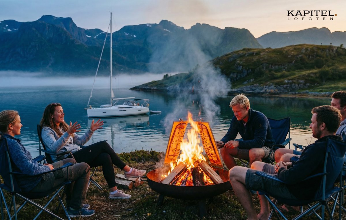 Discover Lofoten islands on a boat tour.