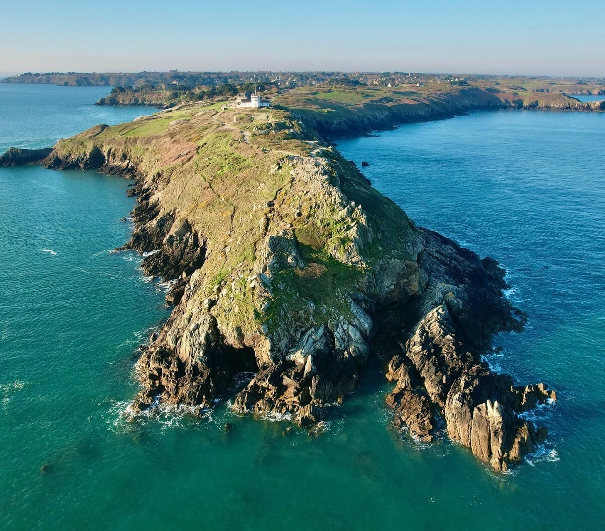 Sailboats in the Atlantic