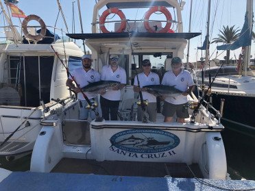 Deep sea fishing day in La Manga from 8:00 to 14:00