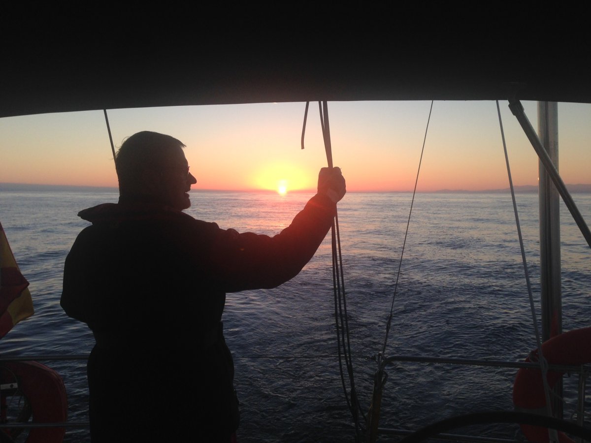 Boat sailing in the Solent