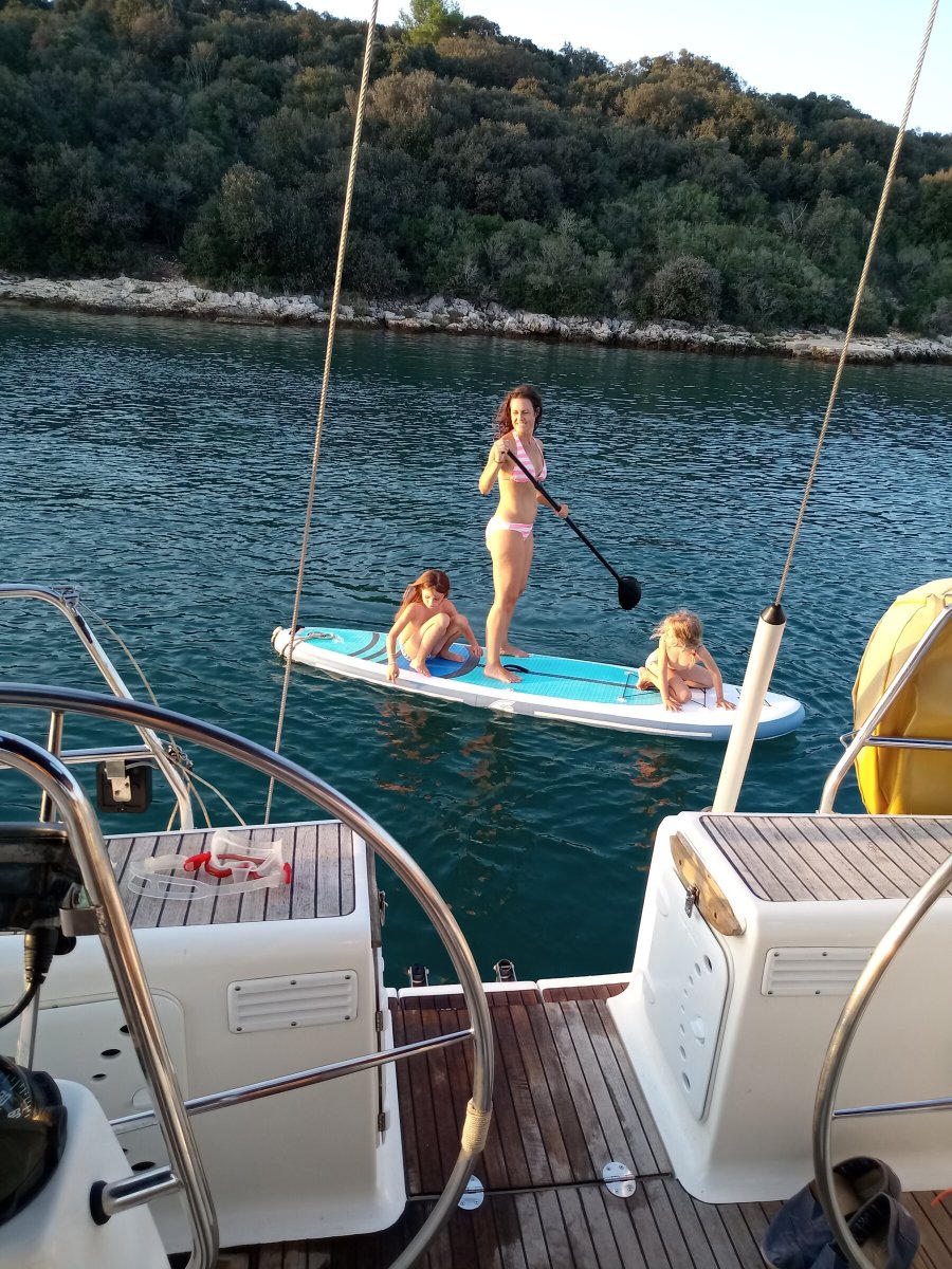Navigation course for families in Croatia