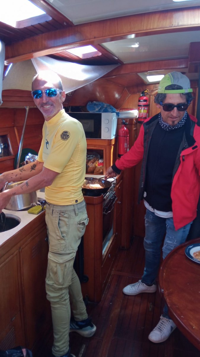 Advancing boat sailing in the Balearic Islands