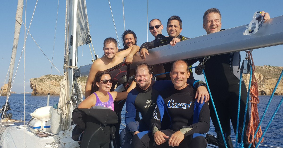 Boat trip for diving in Ibiza and Formentera