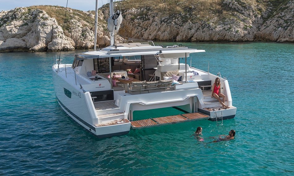Embark on a catamaran journey