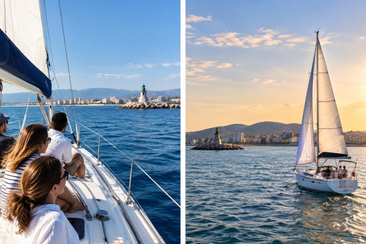 Esperienza unica in barca a vela attraverso il Delta dell'Ebro