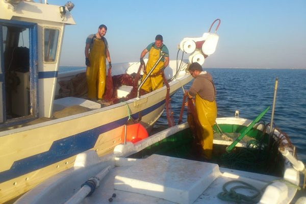 pesca en barco murcia