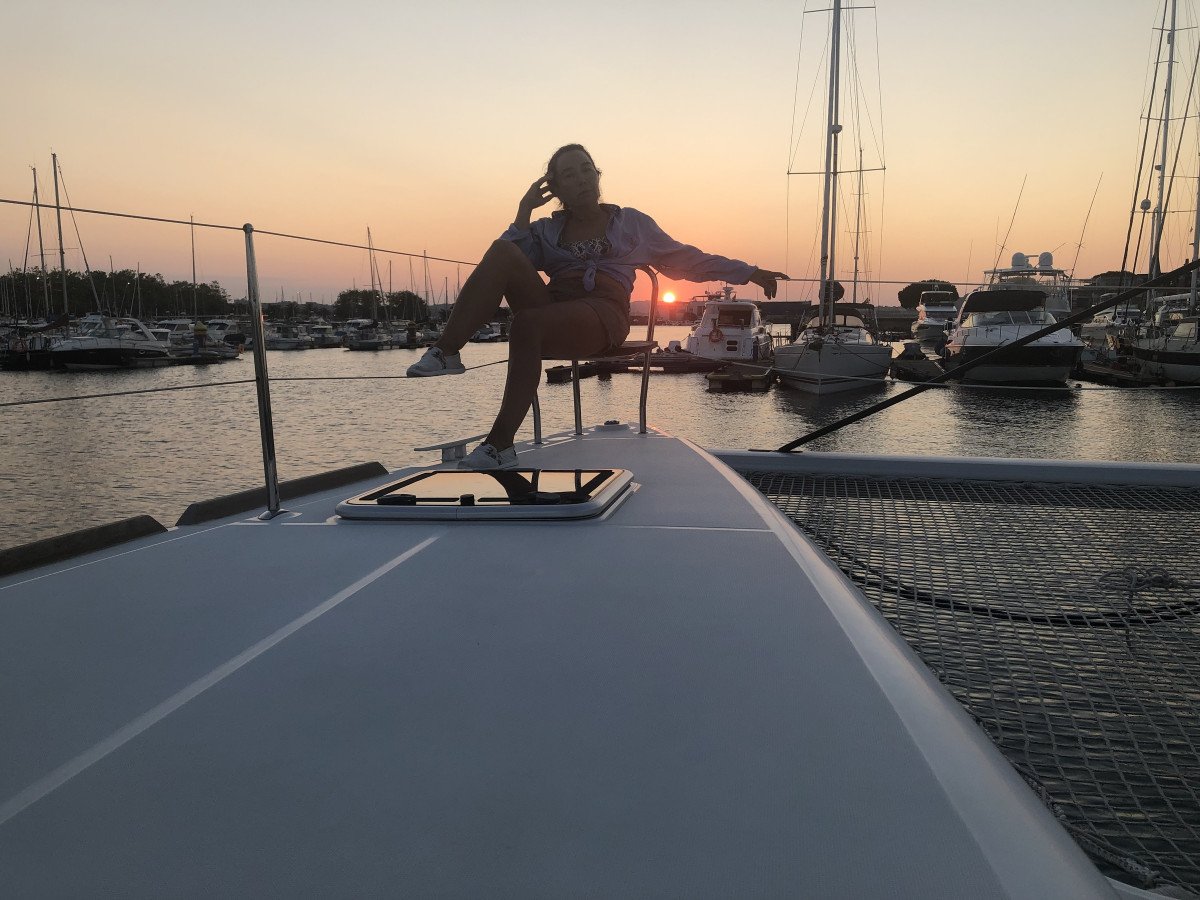 Catamaran sailing course in Santander