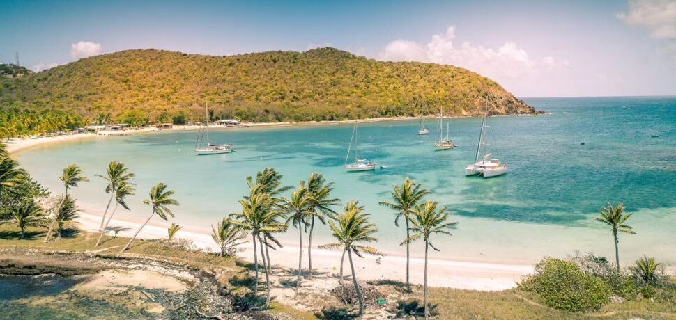 Aventura en catamarán en el Caribe durante las vacaciones de fin de año