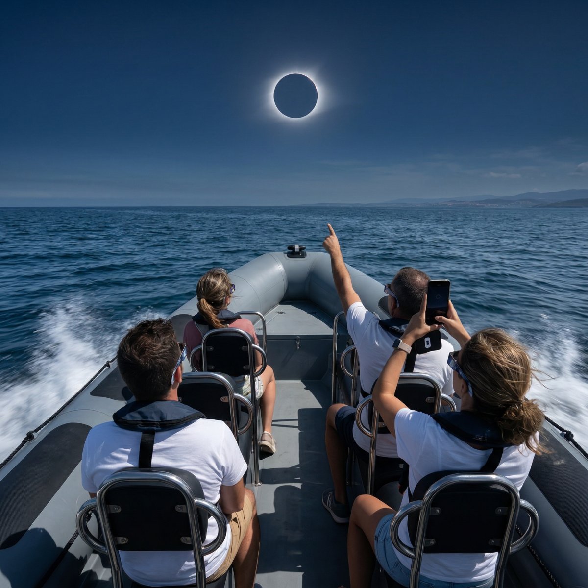 Boat navigation in the Vigo Ria