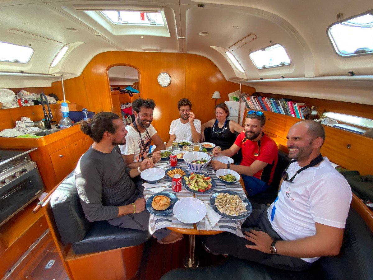 Das Meereslandschaft der La Polar Regatta