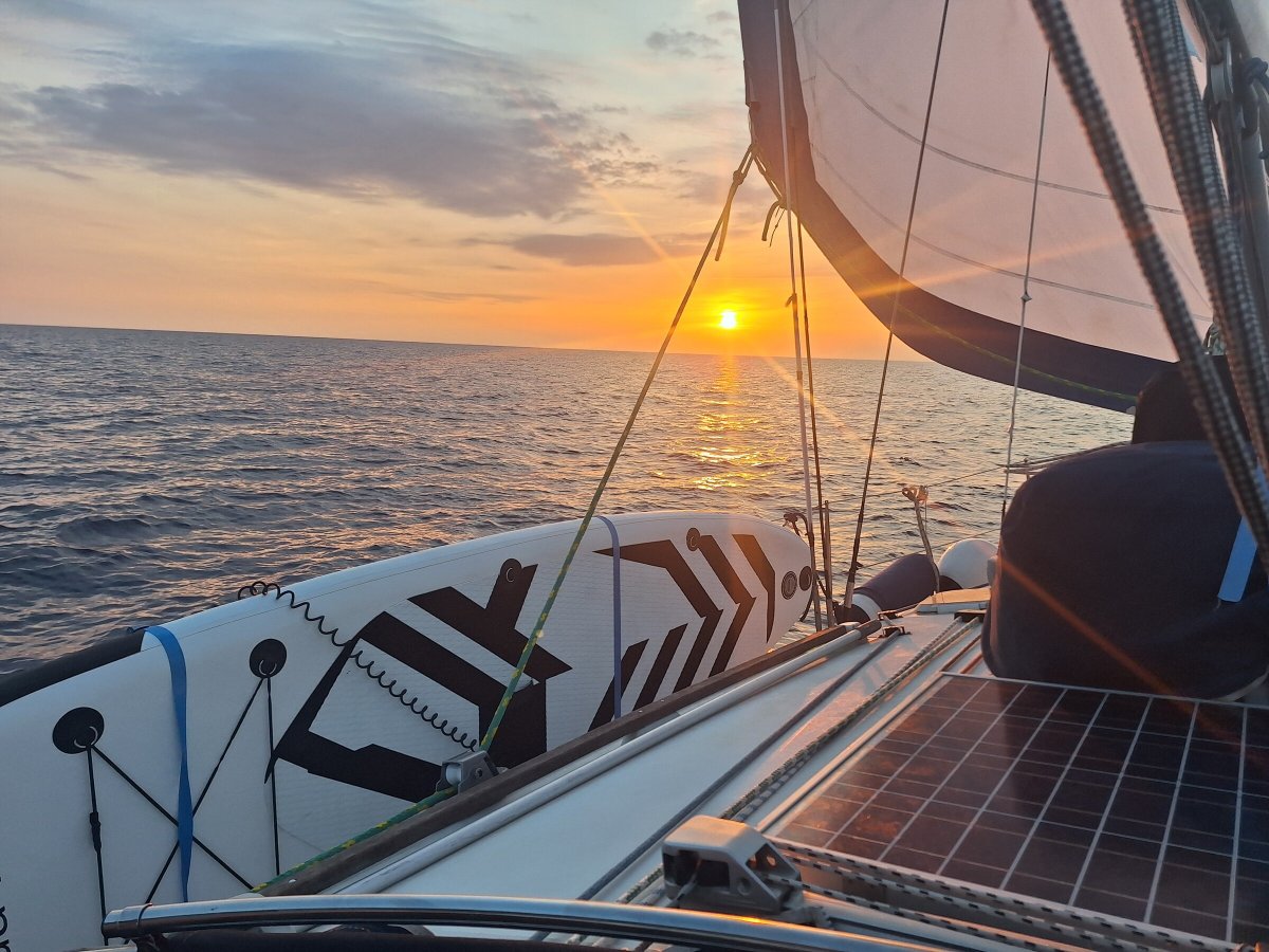 Neujahr segeln von Barcelona nach Mallorca