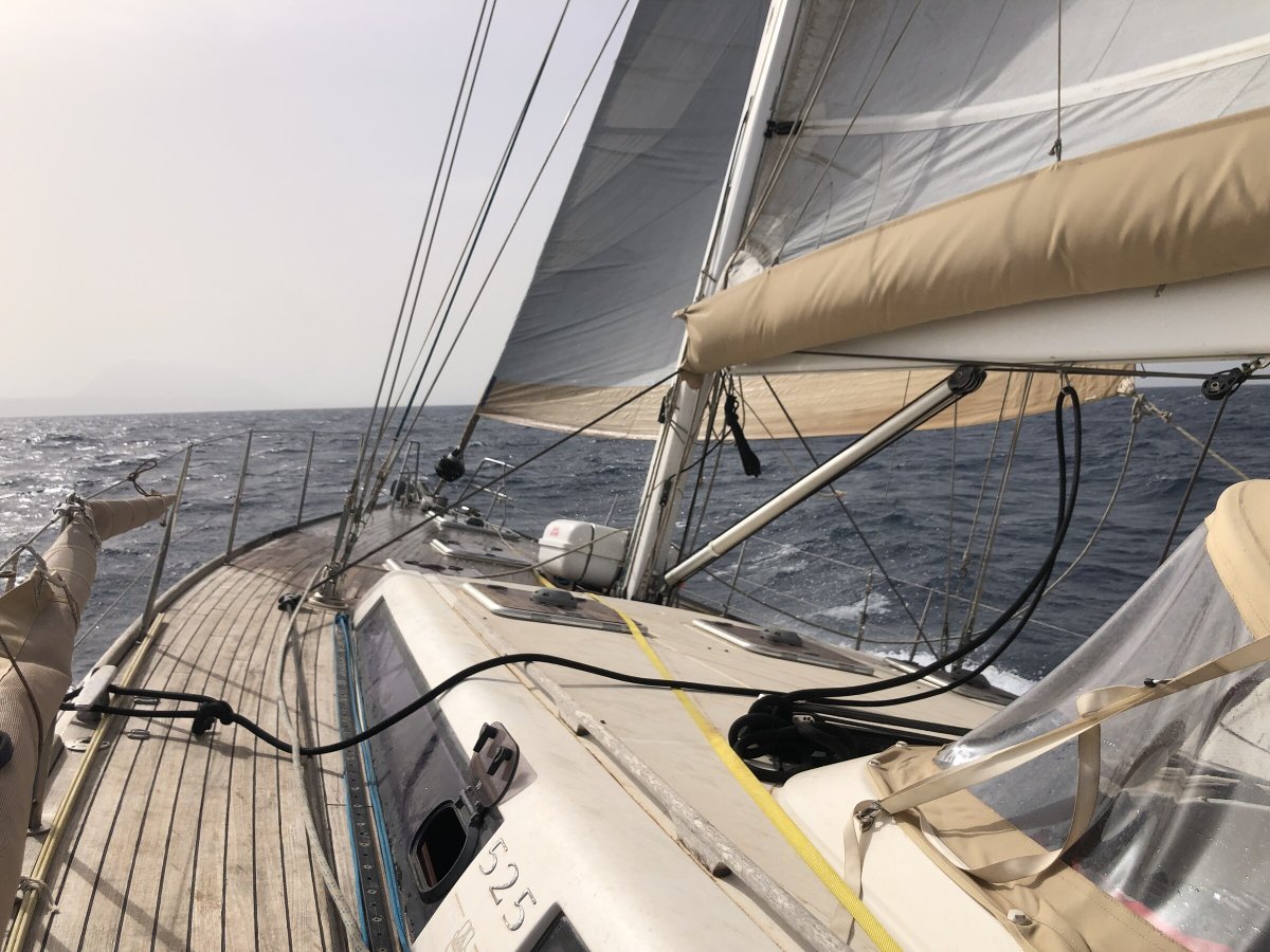 Cruise and Sailing Practice on a Large Sailing Yacht: Rosas-Marseille-Nice from Valencia +500MN