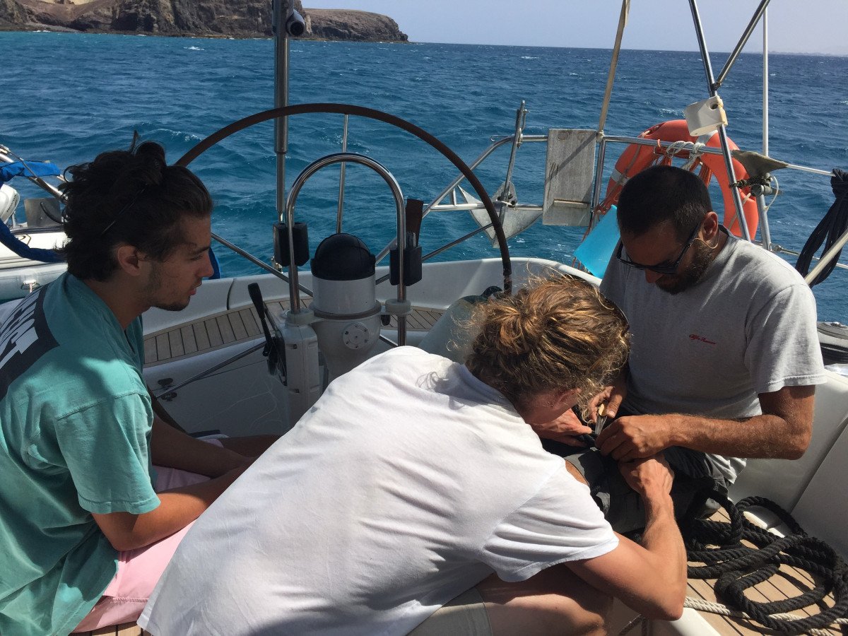 Escalando en Kalymnos