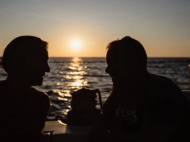 Sonnenuntergang mit Vorspeisen auf Fuerteventura