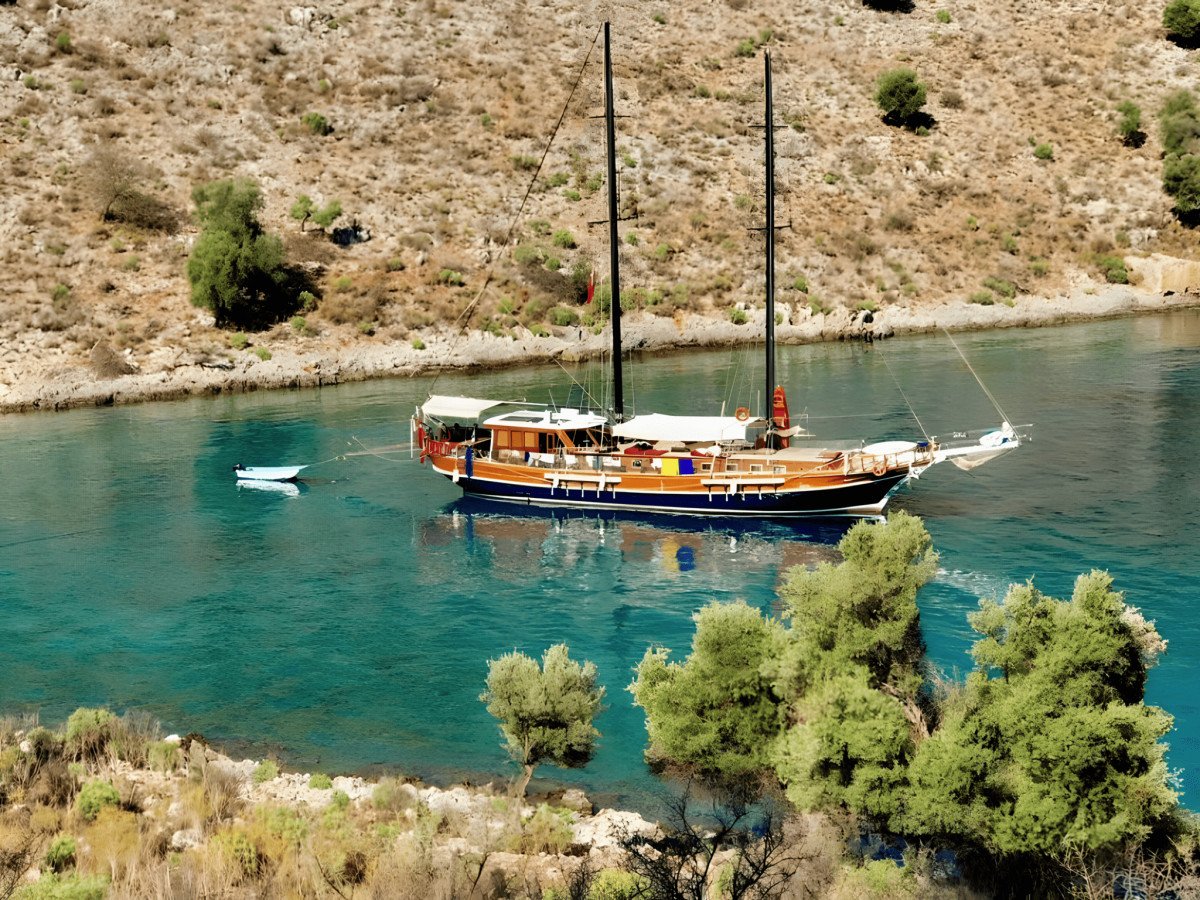 Navega a lo largo de las hermosas bahías y playas de Kekova