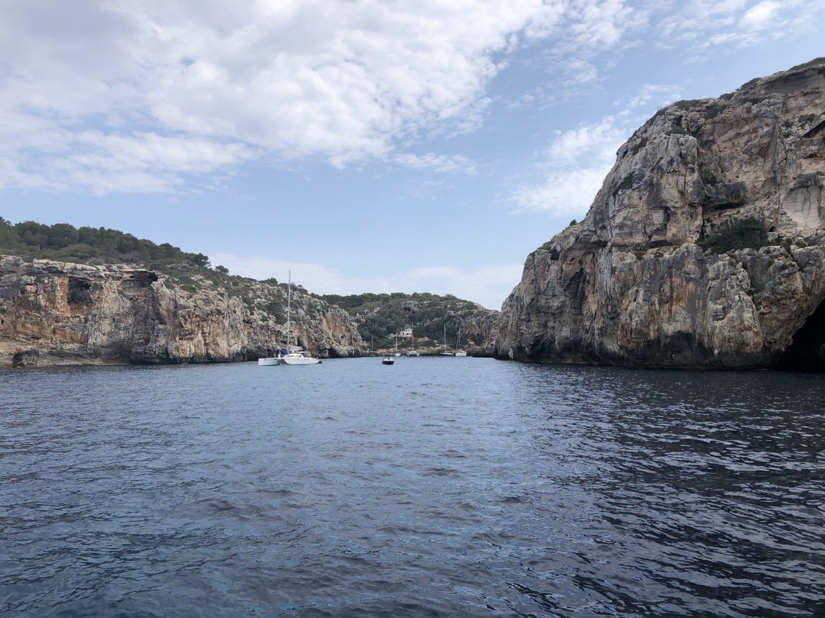 Explore Menorca's coastline from the sea