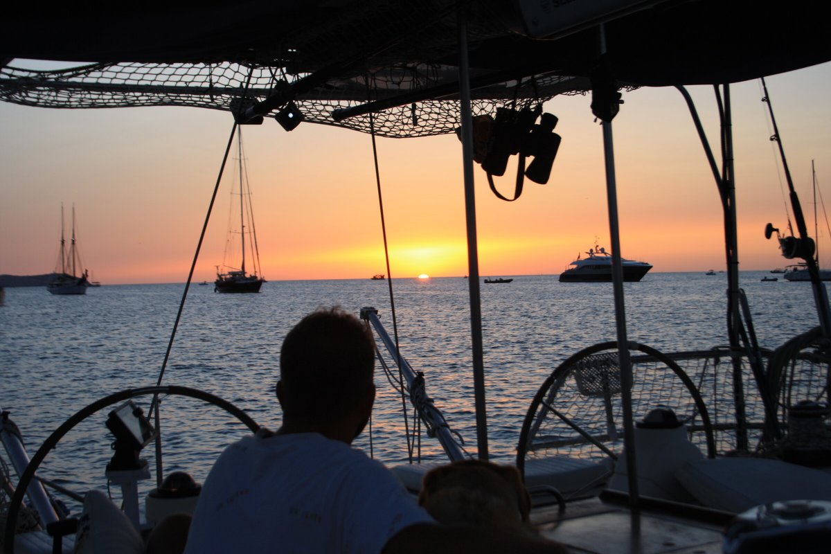 Curso de navegación y vacaciones en Ibiza y Mallorca