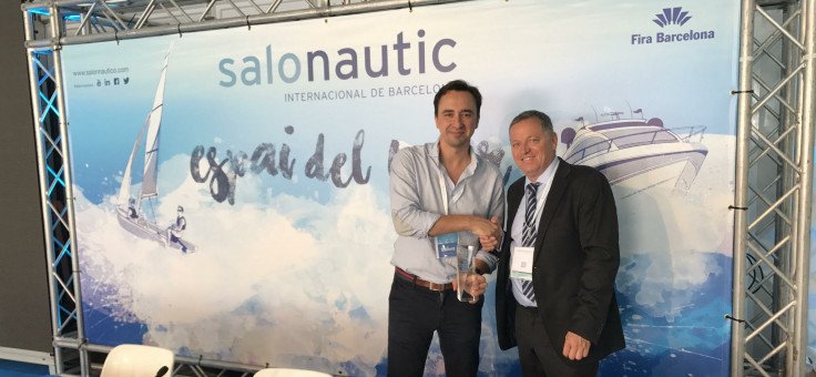 Award ceremony for the best startup at the Barcelona Boat Show