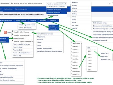 Curso online de Patrón de Yate (Temario Actualizado 2026)