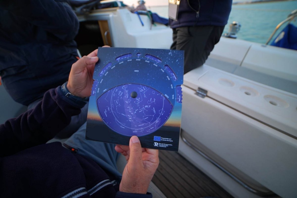 Sailing course in the Gulf of Cadiz