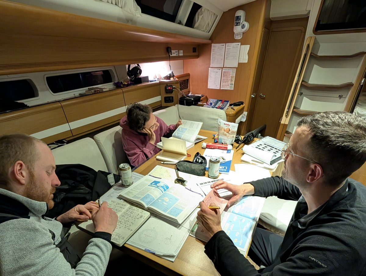 Images of a 300 nautical mile sailing trip with exam in Tenerife