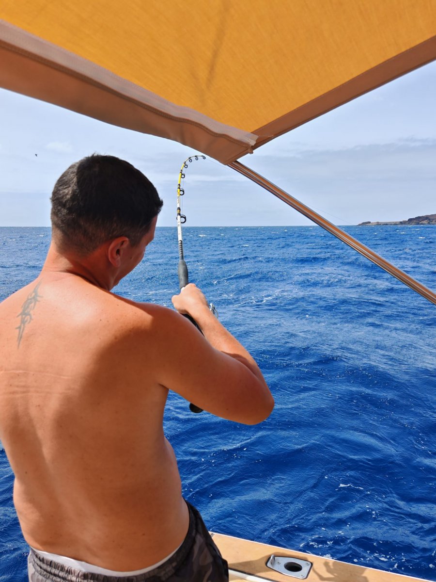 Angelausflug in Teneriffa Süd: Aktivität des Meeresangelns