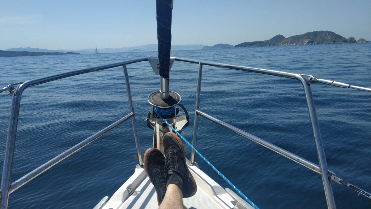 Desembarco en las islas Cíes