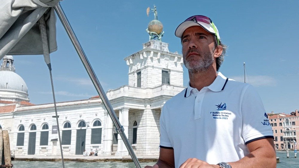 Barca nella laguna di Venezia